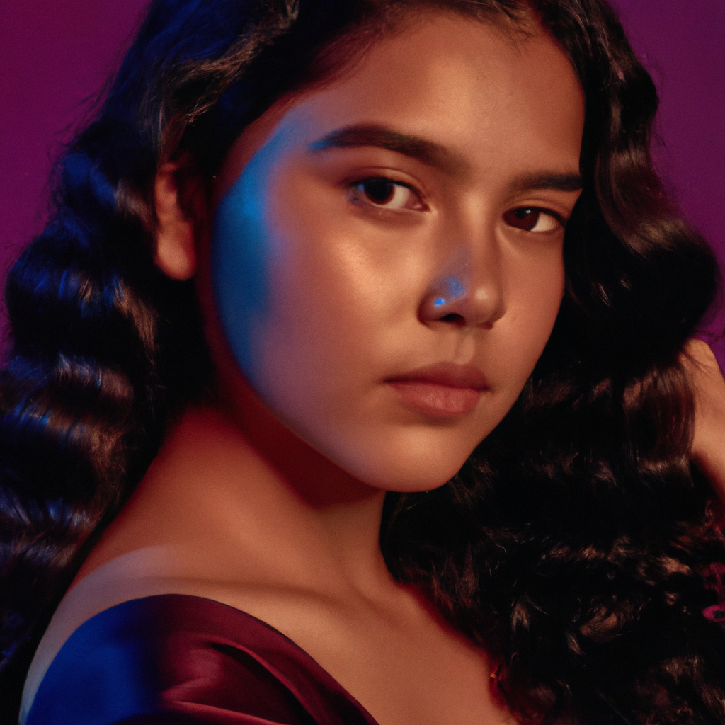 Retrato editorial minimalista con fondo liso y luz suave - imagen generada